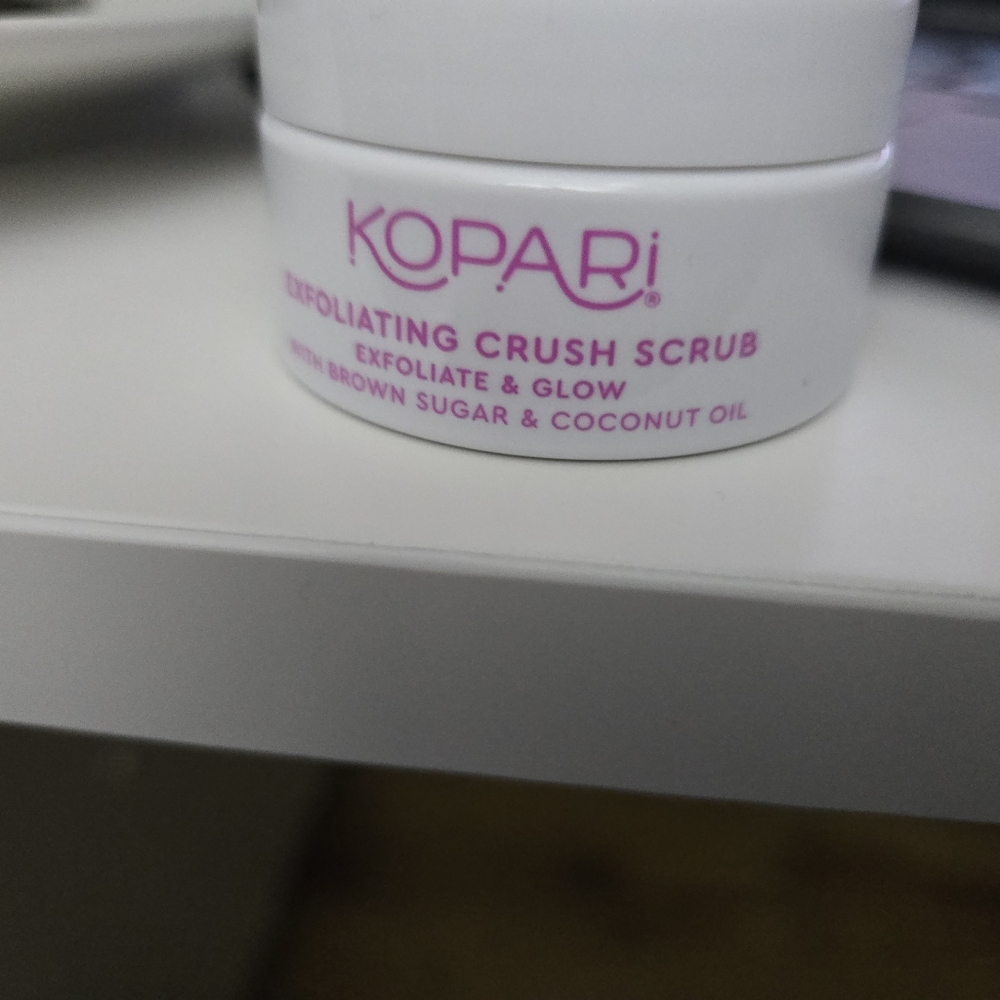 Kopari Exfoliating Crush Scrub w Brown Sugar & Coconut Oil (3 x 1 oz Tubs) NWT